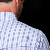 The Jack in Blue - Short Sleeve Pearl Snap Shirt (FINAL SALE)
