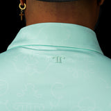 The Carson Pearl Snap Polo in Mint (FINAL SALE)