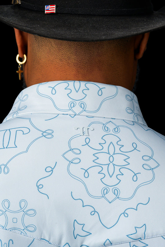 The Carson Polo in Light Blue (FINAL SALE)