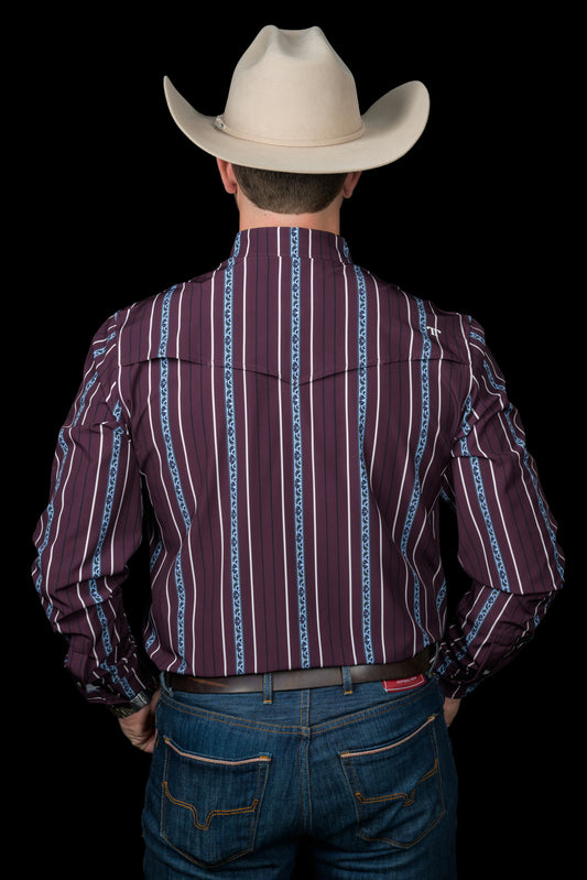 The Reid Long Sleeve Pearl Snap Shirt