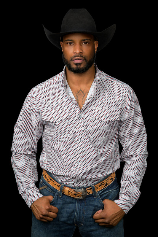 The Spade Long Sleeve Pearl Snap Shirt