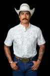 The Carson in White - Short Sleeve Pearl Snap (FINAL SALE)