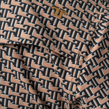 The Clark Long Sleeve Pearl Snap Shirt in Brown