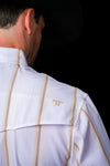 The Tristan Short Sleeve Pearl Snap Shirt in Cream