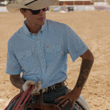 The Remi Short Sleeve Pearl Snap Shirt