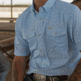 The Remi Short Sleeve Pearl Snap Shirt