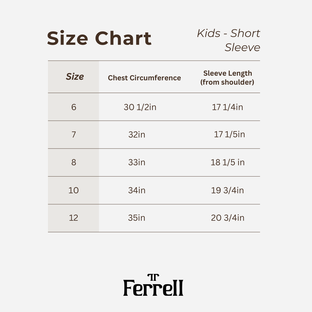 Kid's Short Sleeve