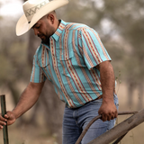 The Santa Fe - Short Sleeve Pearl Snap