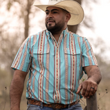 The Santa Fe - Short Sleeve Pearl Snap