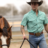 The Flynn Short Sleeve Pearl Snap Shirt